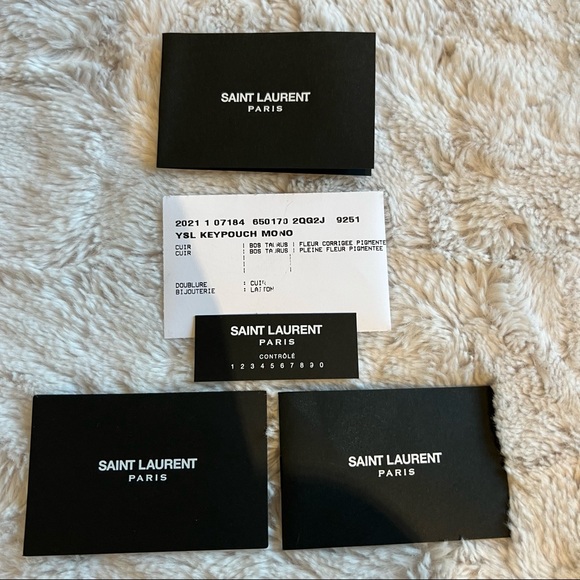 Saint Laurent baby lou cherry print leather micro crossbody bag - Picture 9 of 13